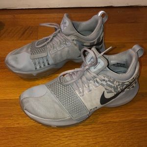Nike PG 1 Gray gum basketball sneakers